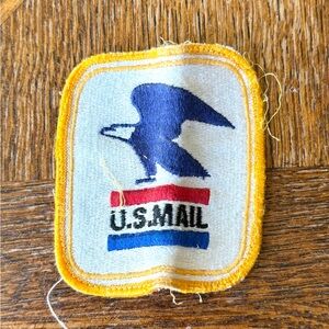 Vintage USA Post Office Mail Uniform Patch with Eagle Logo